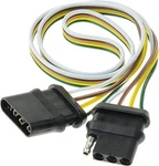 Boat Trailer Wire Extension Connector Female-male 4-WAY 24" BE-TR-59380-DP. Fixed Price $18.68.