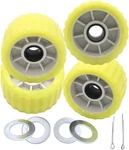 3" Width X Od Boat Trailer Rollers Poly Ribbed Wobble 5", Yellow. Fixed Price $68.22.