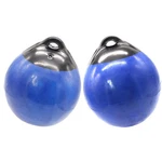 X-haibei Pair Of Boat Fenders Ball Round Anchor A29(D11.4*H13.8 Inch), Blue. Fixed Price $57.03.