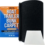 Boat Bunk Carpet For Trailers Black Marine 9 Inch X 13 Ft. Fixed Price $26.39.