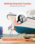 Trailer Winch Stand With Roller, Speedboat. Fixed Price $135.62.