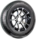 Radial Trailer Tire ST205/75R14 Load In. Lug Avalanche Black Aluminum Rim. Fixed Price $182.31.