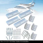 4PCS 8" Galvanized Swivel Top Bunk Bracket Kit With Hardware Boat Trailer 2X3. Fixed Price $36.04.