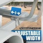 2PCS Trailer 40" Zinc-plated Guide On Post Pvc Poles For Sailboat. Fixed Price $83.24.