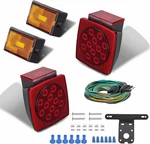 Pair Led Submersible Tail Brake Stop License Light Kit Trailer Boat Rv Under 80". Fixed Price $34.50.