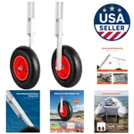 Easy Install 300 Lbs Launching Wheels - Fit For 14.7 Ft Inflatable Boats. Fixed Price $174.59.