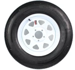 Radial Trailer Tire Rim Assembly ST225/75R15 Load Lug On 4.5 White Wheel. Fixed Price $145.99.