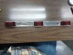 Identification Light Bar For Trailers Over 80" Wide - Submersible Silver Base. Fixed Price $28.00.