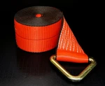 10 Red Winch Straps 4"X30' V Ring Flatbed Truck Trailer Tie Down Load Binder. Fixed Price $149.99.
