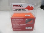 Husky Towing Products Plastic Wheel Chock Orange (2 Per Pack) 38511. Fixed Price $19.95.