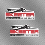 2X Skeeter 6" Full Color Stickers Decals Fishing Boat Lure Trailer Tackle Box. Fixed Price $7.25.