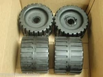 Boat Trailer Wobbler Ribbed Roller 4 Pack 56330 Black Rubber Universal Ez Load. Fixed Price $73.10.