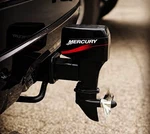 Mercury 250 Outboard Motor Trailer Hitch Decoration Cover Spinning Propeller. Fixed Price $219.00.