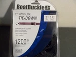 Boatbuckle Kwik-lok Gunwale Tie Down 2" X 16' 1200 Lbs. Fixed Price $20.00.