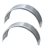 Tie Down Trailer Fenders Single Axle Diamond 33.74" 9" 14.88", Silver. Fixed Price $183.37.