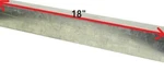 Galvanized Steel Boat Trailer Tongue 18" Long 3" X4" Tubing 3/16 Thick 7 Gage. Fixed Price $119.57.