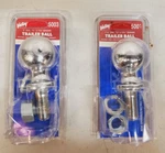 Qty. Of Valley Mixed Trailer Hitch Balls 5001 & 5003 2000LB 3500LB (2 Qty). Fixed Price $38.57.