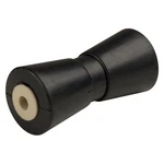 7-7/8" X 3-3/8" Black Rubber Deep Keel Roller Assembly For 5/8" Shaft. Fixed Price $29.34.