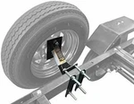 Trailer Spare Tire Wheel Mount Bracket Carrier Boat Utility Enclosed Powder Coat. Fixed Price $25.96.