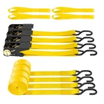 Awelcraft Ratchet Straps, 1500 Lbs Breaking Strength - 4PK, Yellow. Fixed Price $38.72.