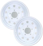 Ecustomrim 2-PACK Trailer Wheel Inch 14X5.5 Lug On 4.5 White Modular. Fixed Price $97.56.