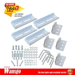 4 Pcs 8" Galvanized Swivel Top Bunk Bracket Kit W/hardware 2"X3" New. Fixed Price $36.10.