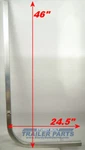 (1) Replacement Boat Trailer 1/2" Square 46" Tall Aluminum Guide On Pole. Fixed Price $126.97.