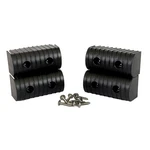 Caliber Bunk Wrap End Cap 2X4" Black Accy Kit 4-PK W/ Ss Hrdw. Fixed Price $15.88.