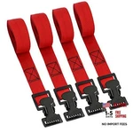 Xstrap 4PK 1" 5-1/2FT Just Clip All-purpose Lashing Strap, Red. Fixed Price $21.05.