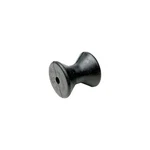 Single 0.5" Diameter Black 3" Outside X Length Trailer Boat Roller. Fixed Price $15.95.