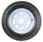 Trailer Tire Rim Assembly 5.30-12 530-12 Inch Lug White Spoke Wheel. Fixed Price $72.99.