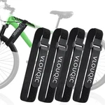 4 Pcs Bike Rack Wheel Straps, Adjustable Medium, Black. Fixed Price $7.58.