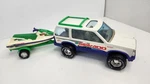 Vintage Sea-doo Bombardier Gtx Toy Suv Truck Jet Ski Trailer Set Damage On. Fixed Price $34.99.
