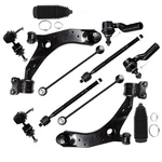 12PCS For 2004-2009 Mazda 3 Front Lower Control Arm Tie Rod End Suspension Kit. Fixed Price $111.10.