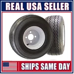 2-PACK Golf Cart Tires Rims 18-850-8 18X8.50-8 White Fits E-z-go Club Yamaha. Fixed Price $99.97.
