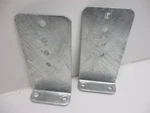 Ctw Vertical Pontoon Boat Trailer Bunk Bolster Brackets, 5" By 10" Silver. Fixed Price $49.99.