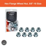 Curt 2024039634 Hex Flange Wheel Nut 5/8"-18 (retail Packaging). Fixed Price $41.05.