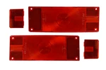 Wesbar Replacement Lens Set 3336 Rectangular For Taillights Red 4301203. Fixed Price $39.00.