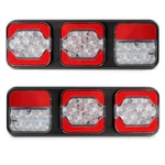 2PCS Camper Rv Tail Lights Trailer Triple Leds Clearance Rectangle Stop .... Fixed Price $69.62.