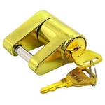 Single Universal Gold Corrode Resistant Trailer Coupler Lock. Fixed Price $28.95.