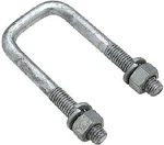 Seachoice 57401 4-1/16" X 1-9/16" W Galvanized Steel Square U-bolt. Fixed Price $17.49.