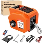 Nilight Boat Trailer Kit Portable Electric Winches With Steel Cable. Fixed Price $152.99.