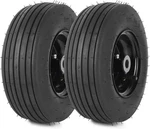 2-PACK 11X4.00-5 Tire And Wheel Assembly 4-PLY Lawnmower Rim With Tube. Fixed Price $60.40.