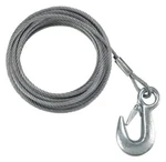 Fulton 316 X 25 Ft Galvanized Steel Trailer Winch Cable With Hook 4200 Lbs. Fixed Price $39.69.