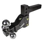 Seachoice Powder Coated Steel Adjustable Tri-ball Trailer Hitch. Fixed Price $141.43.