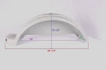 Ez Loader Boat Trailer Gray Composite Oem Fender 13" Tires Tandem Axle Lf Or Rr. Fixed Price $69.95.