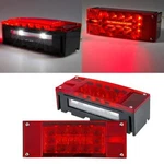 Left+right Led Submersible Red Trailer Boat Rectangle Stud Stop Turn Tail Lights. Fixed Price $32.90.