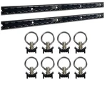 Mytee Products Heavy Duty Aluminum 4 Feet L-track Black Powder Coated (2) And.... Fixed Price $54.99.