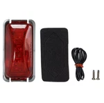 Sbt Rectangular Clearance Marker Red Led Trailer Light With Chrome Bezel. Fixed Price $14.20.