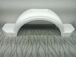 Fulton/wesbar (cequent) Plastic Fender 13"" Top White 508573. Fixed Price $88.99.